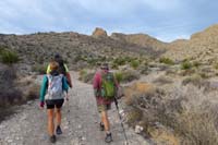 05-hiking_up_a_drainage,over_the_saddle_to_left