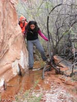 64-Seema_not_graceful-she_slipped_submerging_foot
