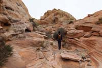 51-Danny_hiking_through_pretty_terrain-approaching_White_Domes_loop