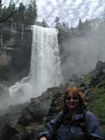 25-Kristi_and_Vernal_Falls_along_Mist_Trail
