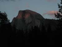 36-Half_Dome_at_sunset_from_Sentinel_Bridge