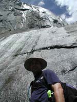 08-Chris_and_the_waterfall_at_El_Capitan