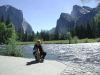 11-Kristi_and_not_so_agreeable_Baxter_at_El_Portal_view