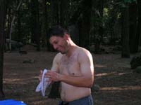 55-Chris_showering_at_campsite