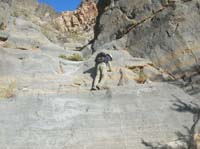 77-my_turn_to_go_down_the_dry_waterfall-Ed_trimmed_the_velcro_bush_to_make_it_easier_for_everyone