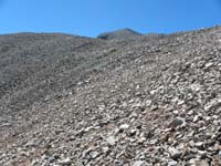 38-now_off_trail_heading_down_scree_and_rocky_slope-good-bye_Wheeler_Peak