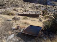 23-guzzler_for_bighorn_sheep-trough,storage_tank(opened_cap-full),pipes,water_catch_system