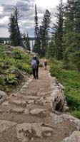 63-Daddy_and_Kenny_on_trail_heading_to_boat_dock