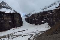 063-Lower_Victoria_Glacier_with_Upper_Victoria_Glacier_hanging_over_cliff
