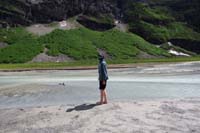 108-Kenny_takes_a_walk_in_the_cold_glacial_water